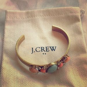 Jcrew cuff bracelet with dust bag